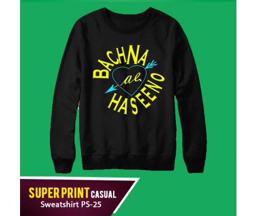 Super Print Casual Sweatshirt PS-25